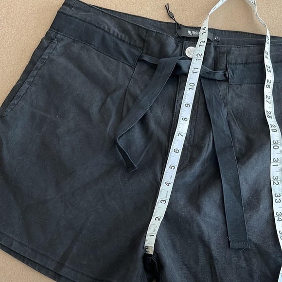 HUDSON Women's Black Paper Bag Shorts - Size 27 NWOT - Picture 10 of 14